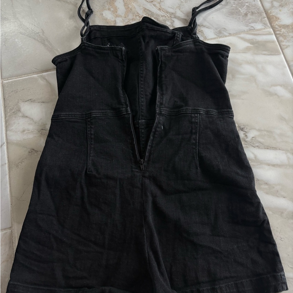 Volcom Black Denim Romper - Picture 3 of 7
